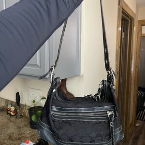 Coach Black Shoulder Bag